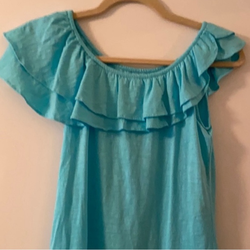 Turquoise Lilly Pulitzer top